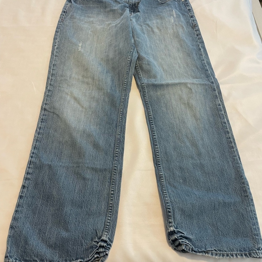 Union bay jeans distressed handcrafted Light Blue Denim - Picture 14 of 14